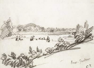 Étude des jardins de Kew - Camille Jacob Pissarro